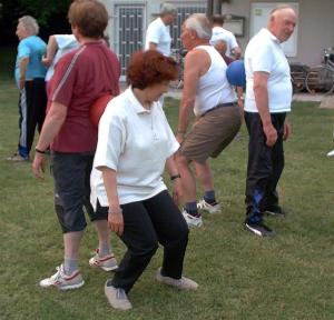 Gymnastik mit dem Ball